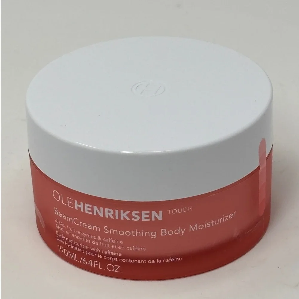 Ole Henriksen Touch BeamCream Smoothing Body Moisturizer 6.4oz AHA Caffeine